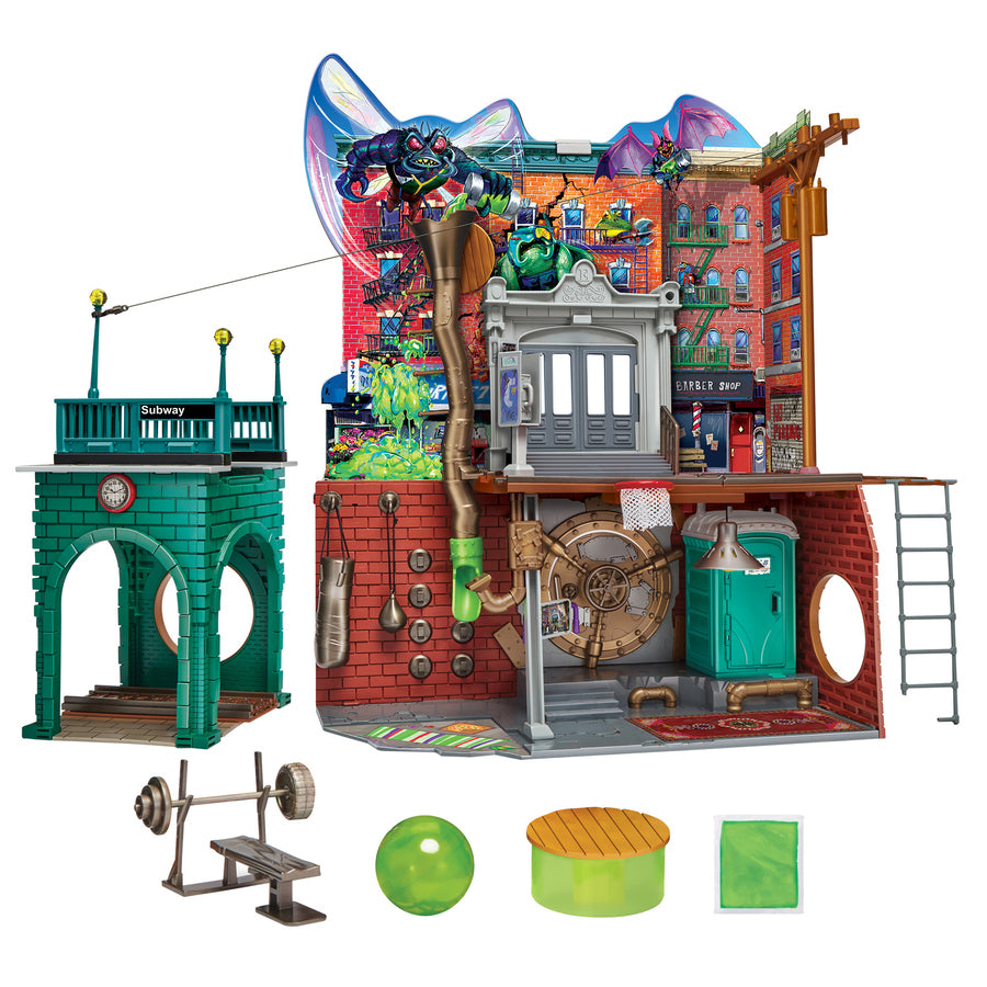 Turtles Mutant Mayhem Large Playset Sewer Lair Dlx