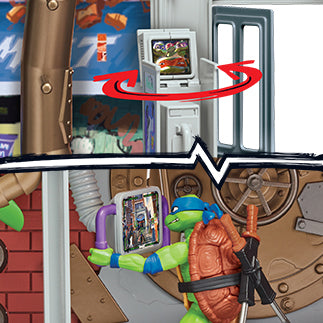 Turtles Mutant Mayhem Large Playset Sewer Lair Dlx