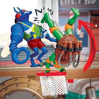 Turtles Mutant Mayhem Large Playset Sewer Lair Dlx