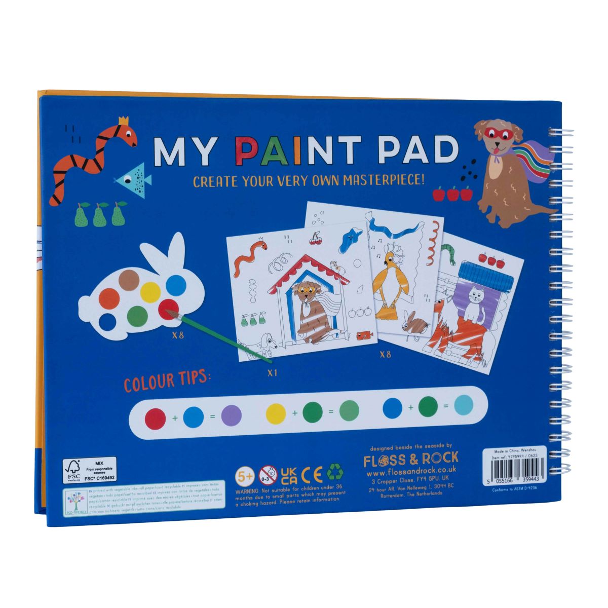 Floss & Rock Min maler palette, Pets
