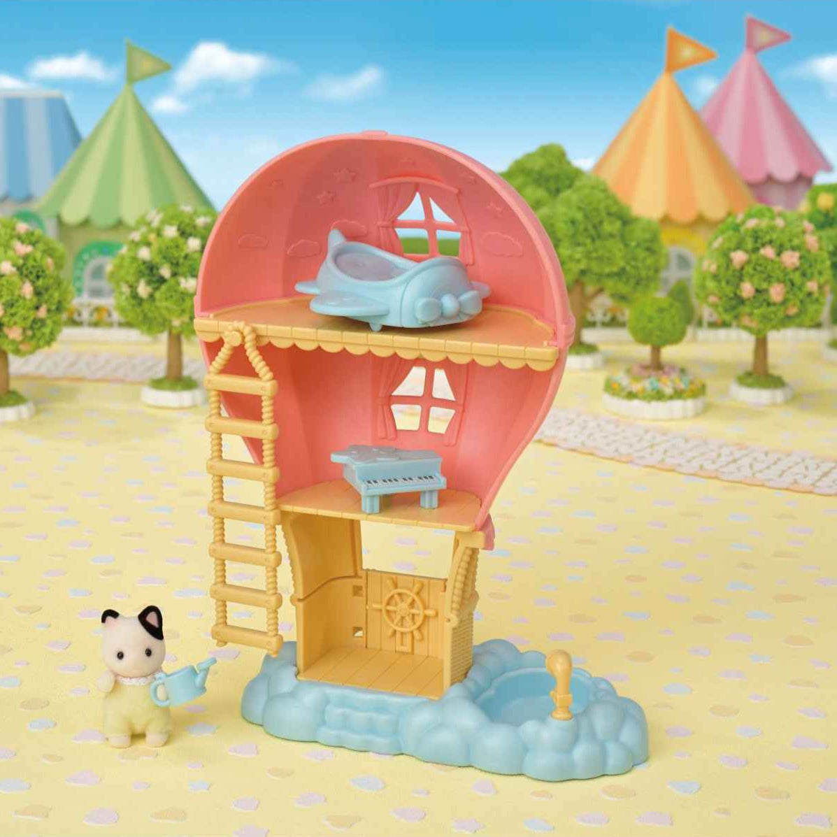 Sylvanian Families: Baby Ballon Legehus med figur 5527