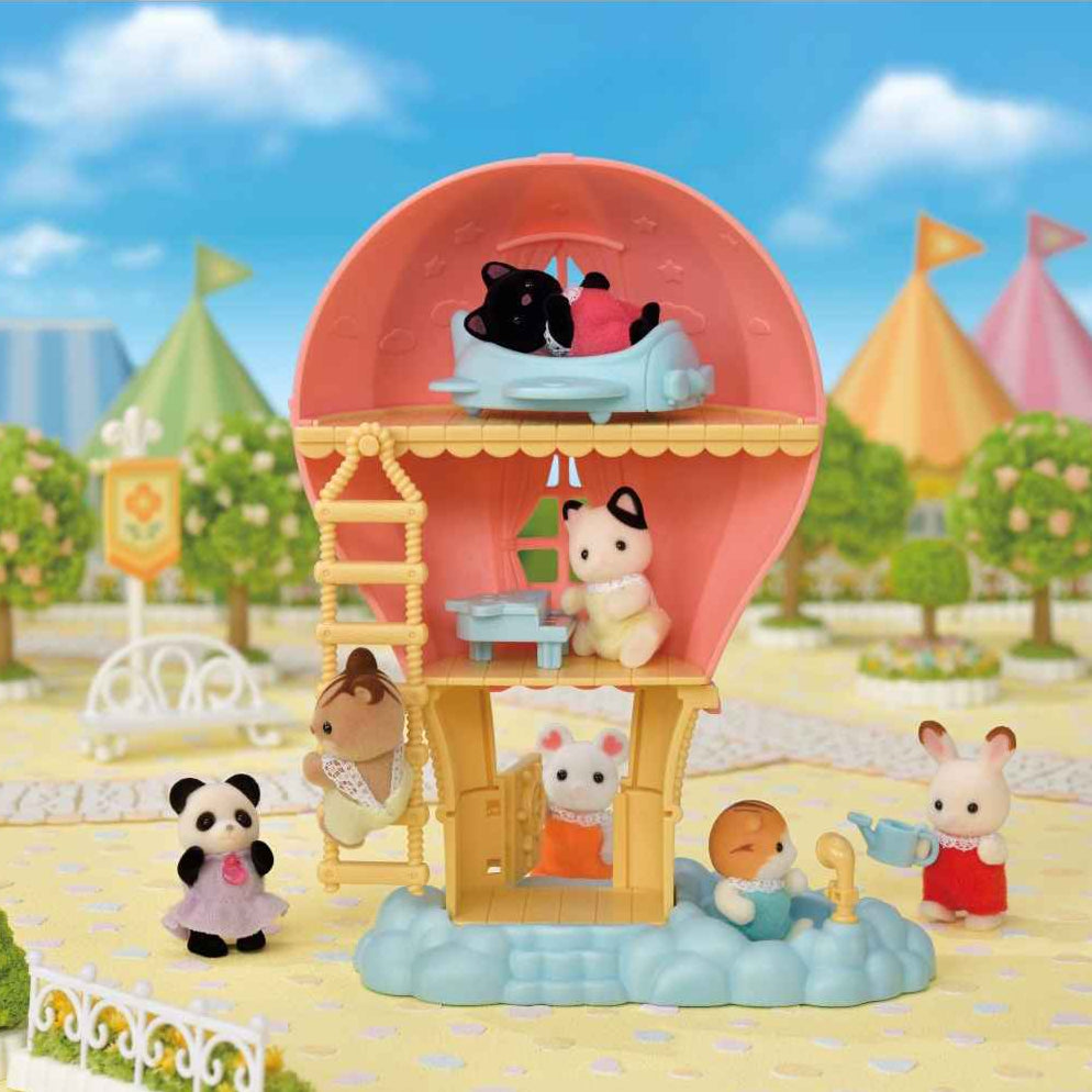 Sylvanian Families: Baby Ballon Legehus med figur 5527