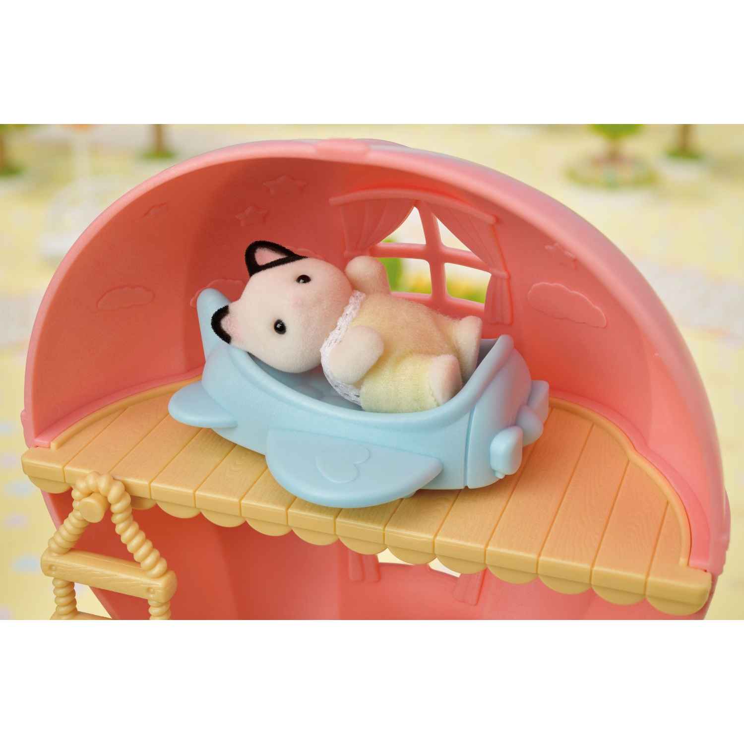 Sylvanian Families: Baby Ballon Legehus med figur 5527