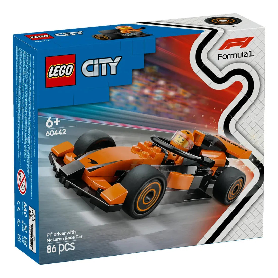 60442 LEGO City F1®-kører med McLaren-racerbil