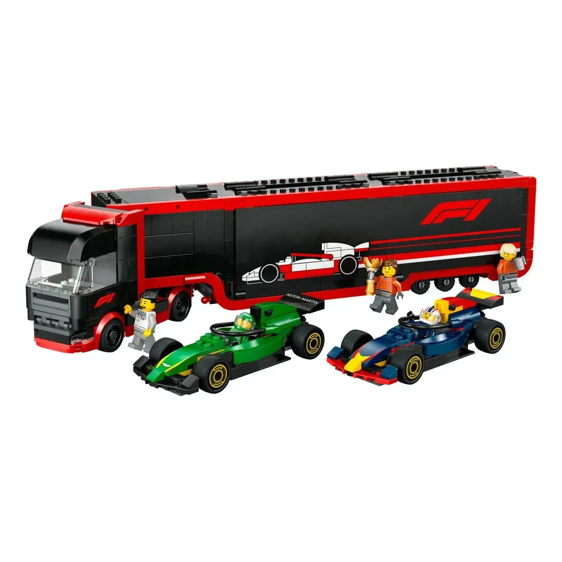 60445 LEGO City F1®-lastbil med RB20 og AMR24 F1®-biler