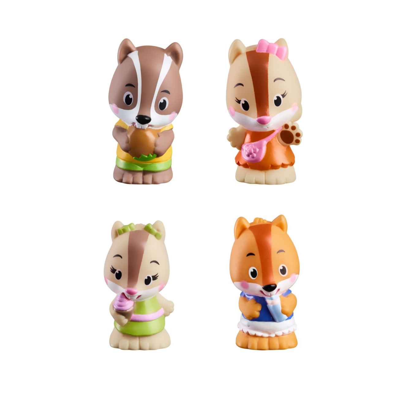Timber Tots Nut Nut Family 4 stk.