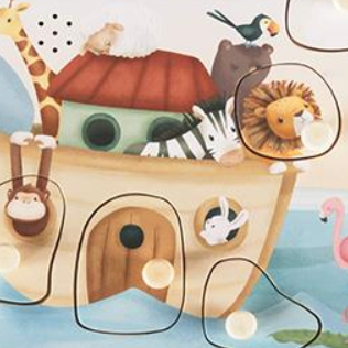 Little Dutch Puslespil med lyd, Noahs Ark