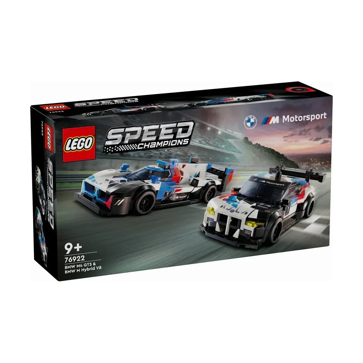 76922 LEGO Speed Champions BMW M4 GT3 og BMW M Hybrid V8-racerbiler