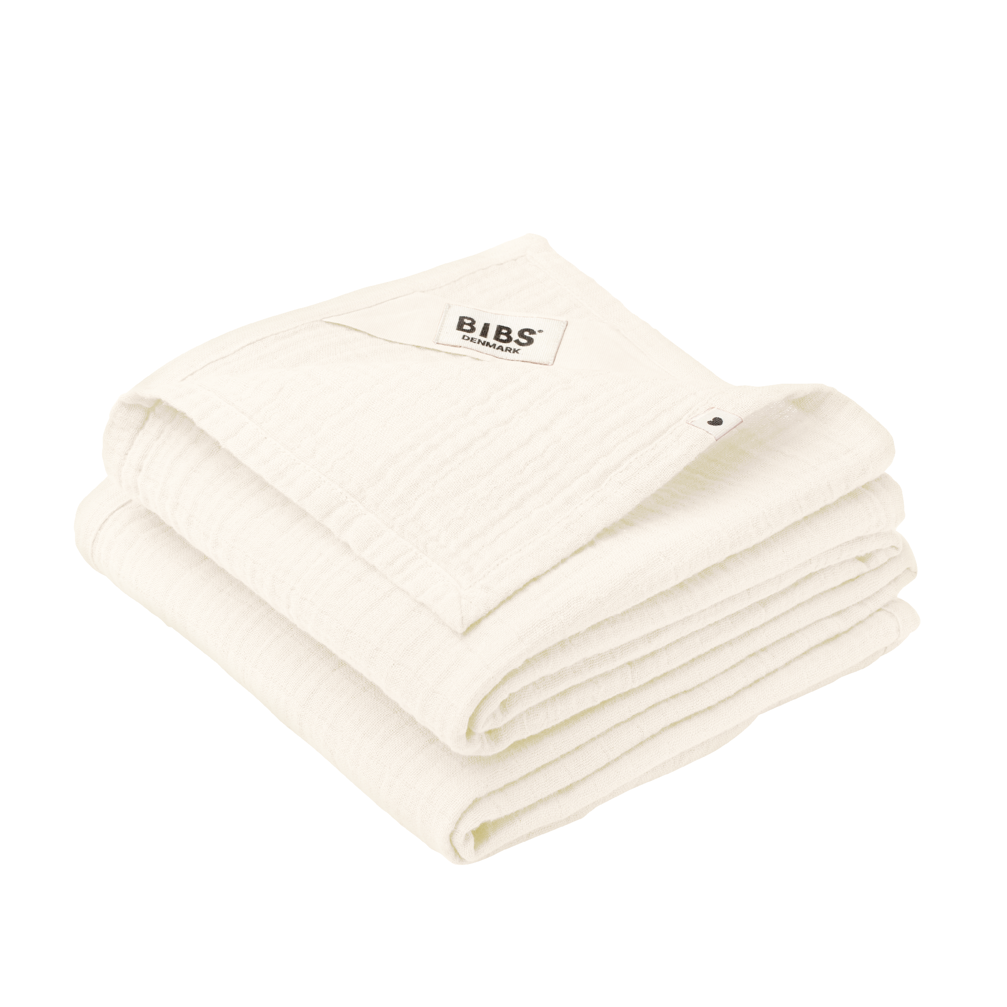 BIBS Muslin Stofbleer 2-pak 70x70 cm, Ivory