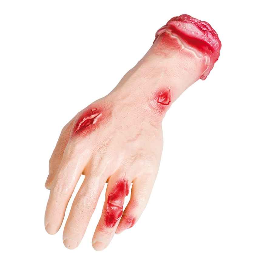 Halloween Oversavet hånd med blod