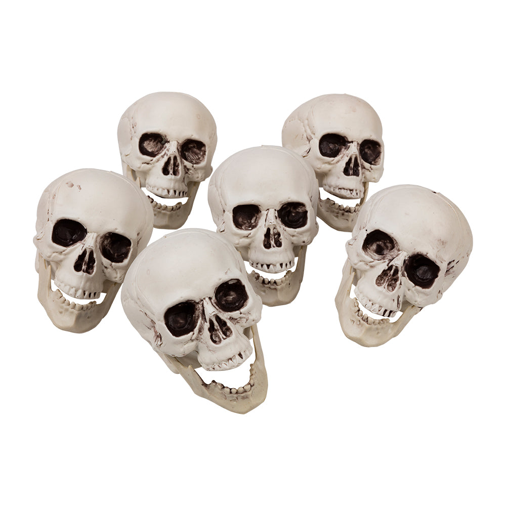 Halloween Kranium 6 stk.