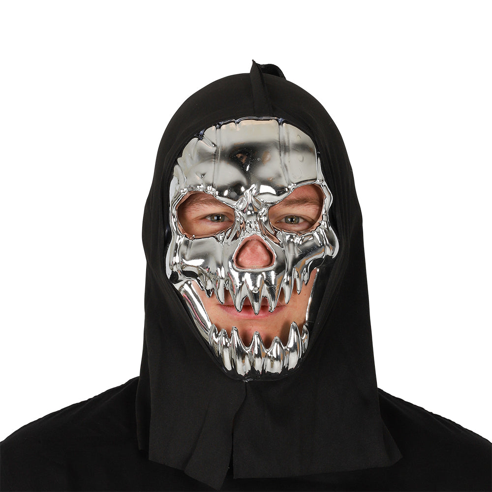 Halloween Silver monster maske