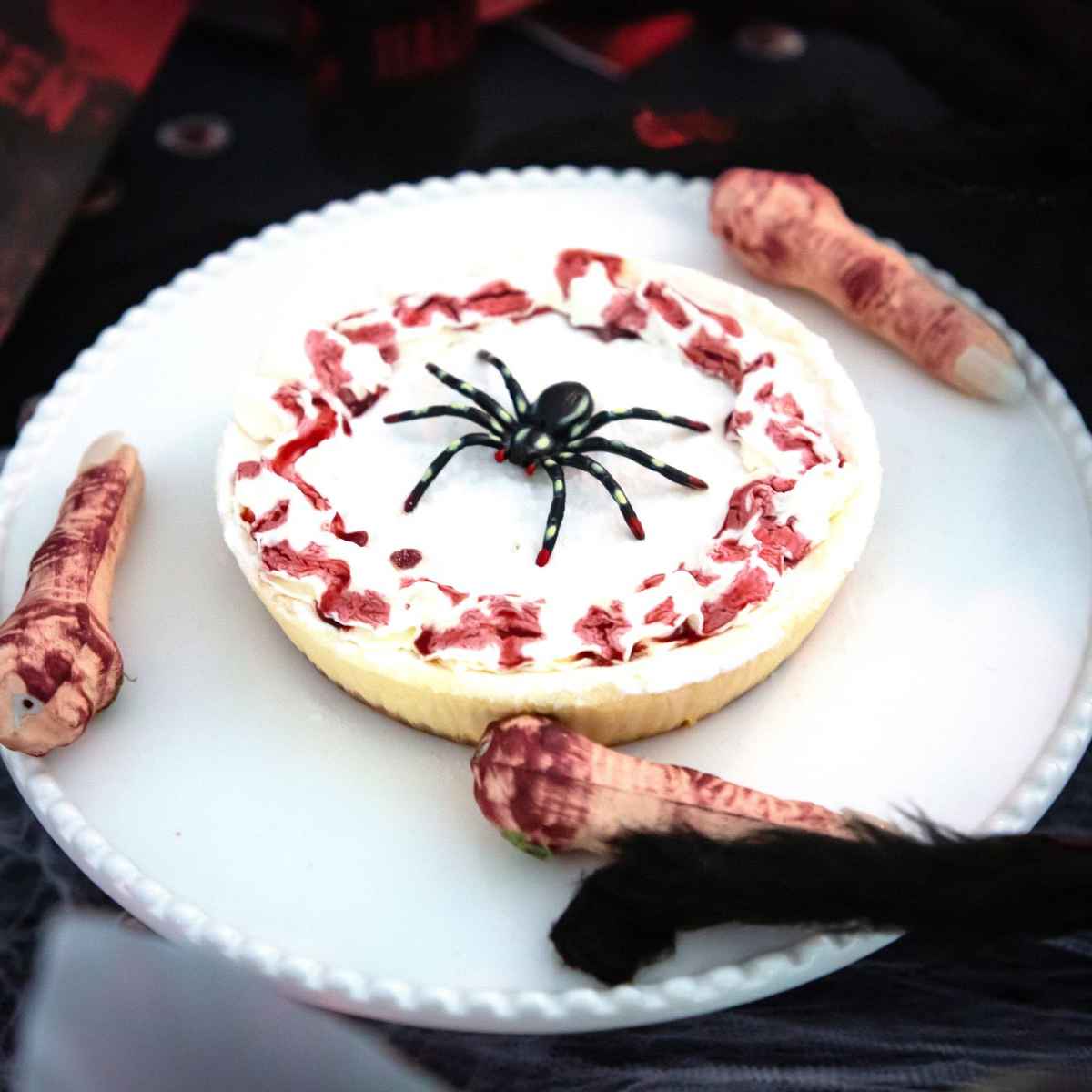 Halloween Dekokit med edderkopper