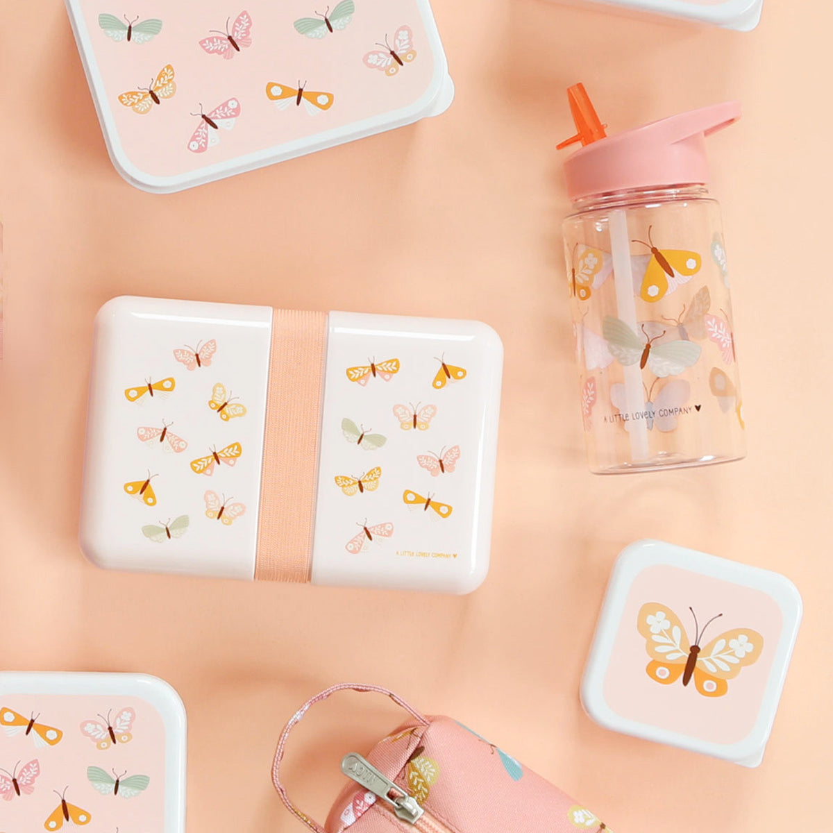 A Little Lovely Company Madkasse, Butterflies