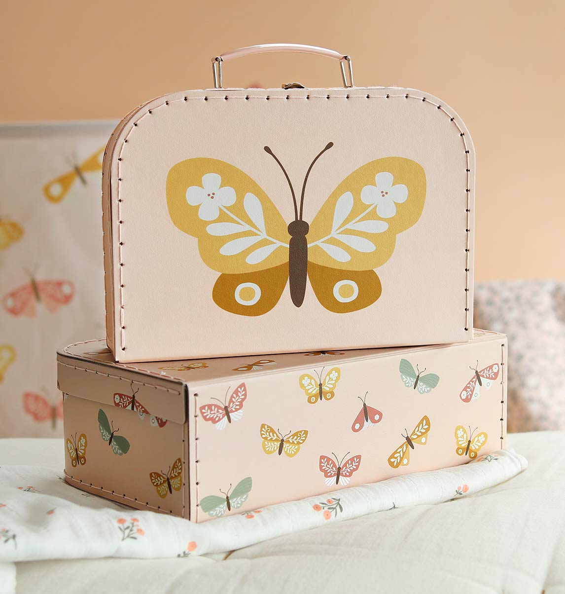 A Little Lovely Company Kuffert lille, Butterflies