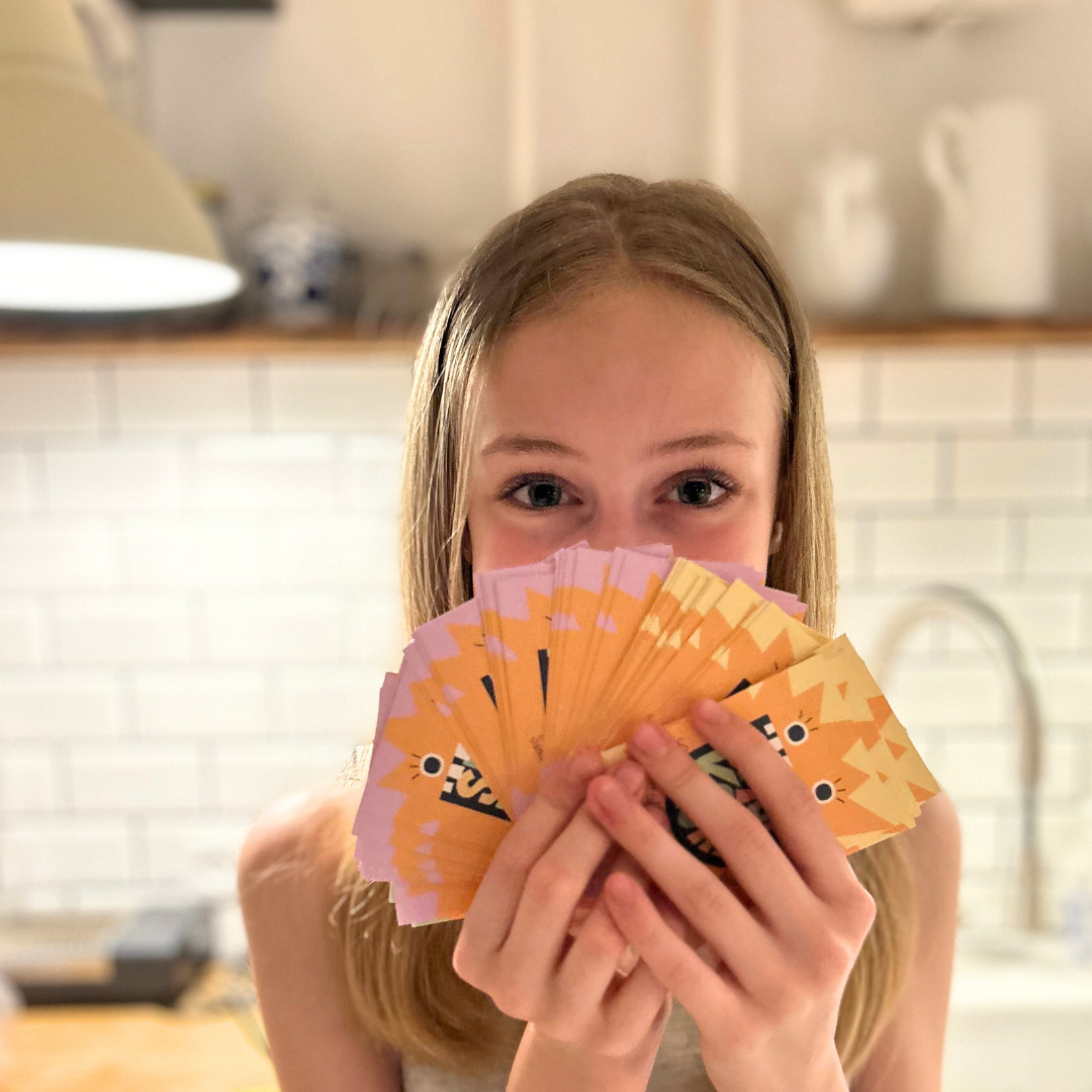 Spisekort Samtalekort gul, Sommer
