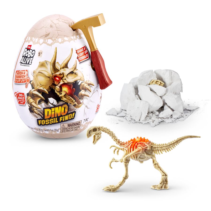 Robo Alive Dino Fossil Find Mini Surprise Egg ass. 1 stk.