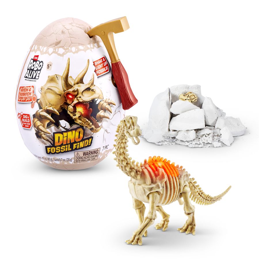 Robo Alive Dino Fossil Find Mini Surprise Egg ass. 1 stk.