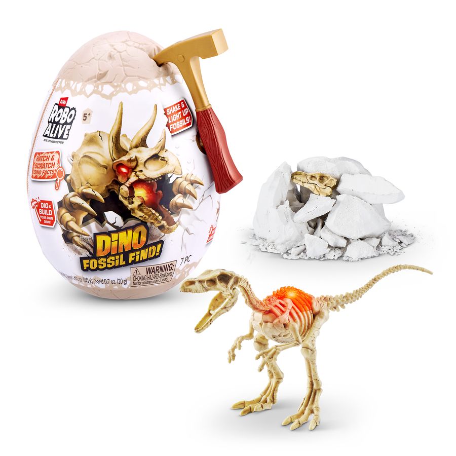 Robo Alive Dino Fossil Find Mini Surprise Egg ass. 1 stk.