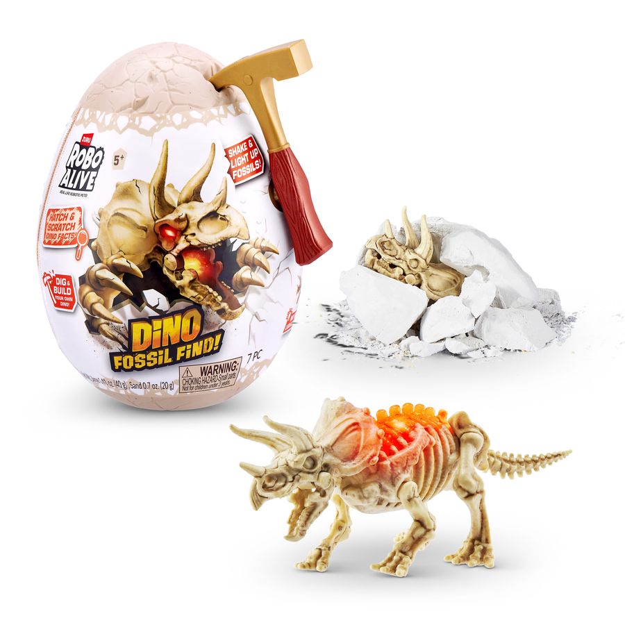 Robo Alive Dino Fossil Find Mini Surprise Egg ass. 1 stk.