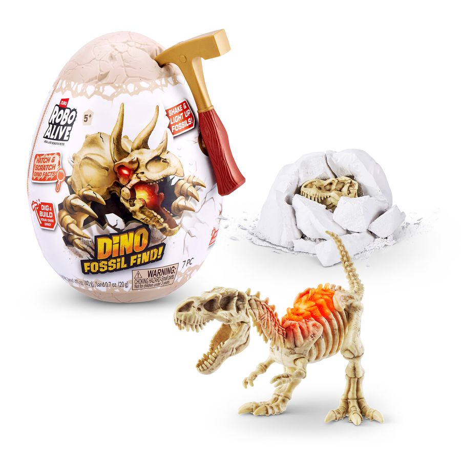 Robo Alive Dino Fossil Find Mini Surprise Egg ass. 1 stk.