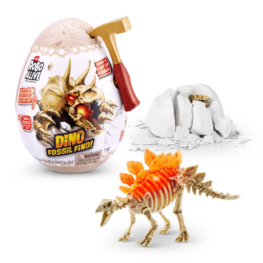 Robo Alive Dino Fossil Find Mini Surprise Egg ass. 1 stk.
