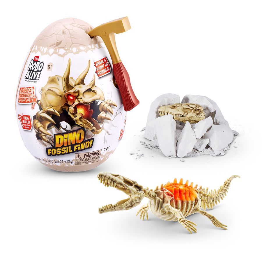 Robo Alive Dino Fossil Find Mini Surprise Egg ass. 1 stk.