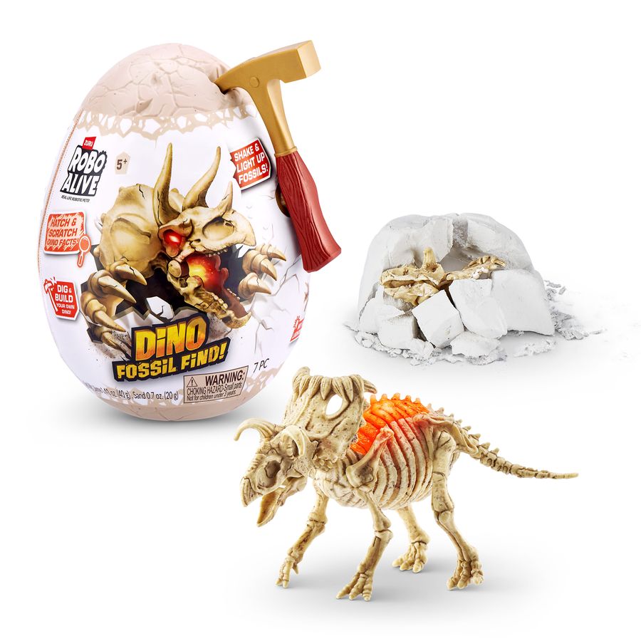 Robo Alive Dino Fossil Find Mini Surprise Egg ass. 1 stk.