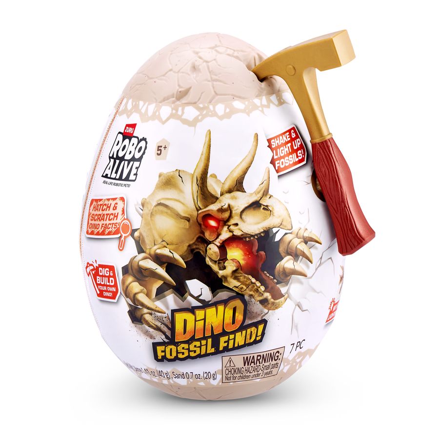 Robo Alive Dino Fossil Find Mini Surprise Egg ass. 1 stk.