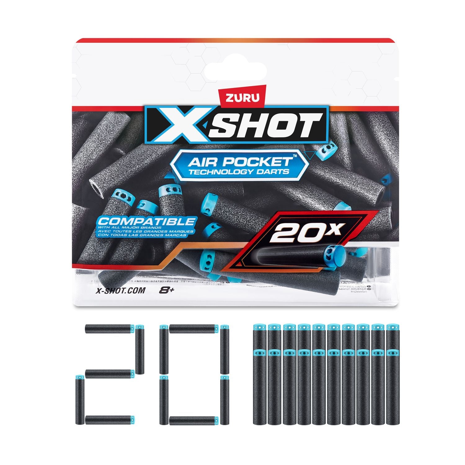 XSHOT Excel Darts Refill Pack (20 Darts)