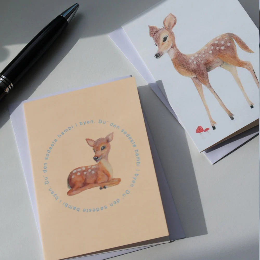 All By Voss Blomsterkort, Bambi
