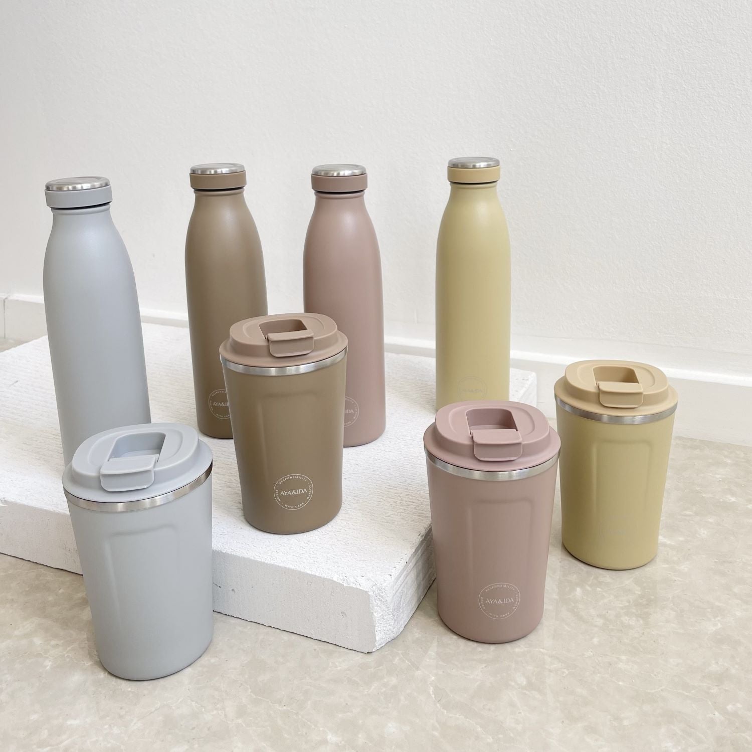 Aya & Ida Thermo Cup2Go 380 ml, Dusty Rose