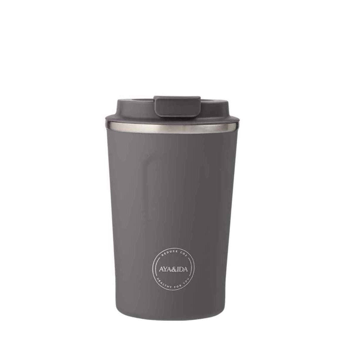 Aya & Ida Thermo Cup2Go 380 ml, Dark Grey
