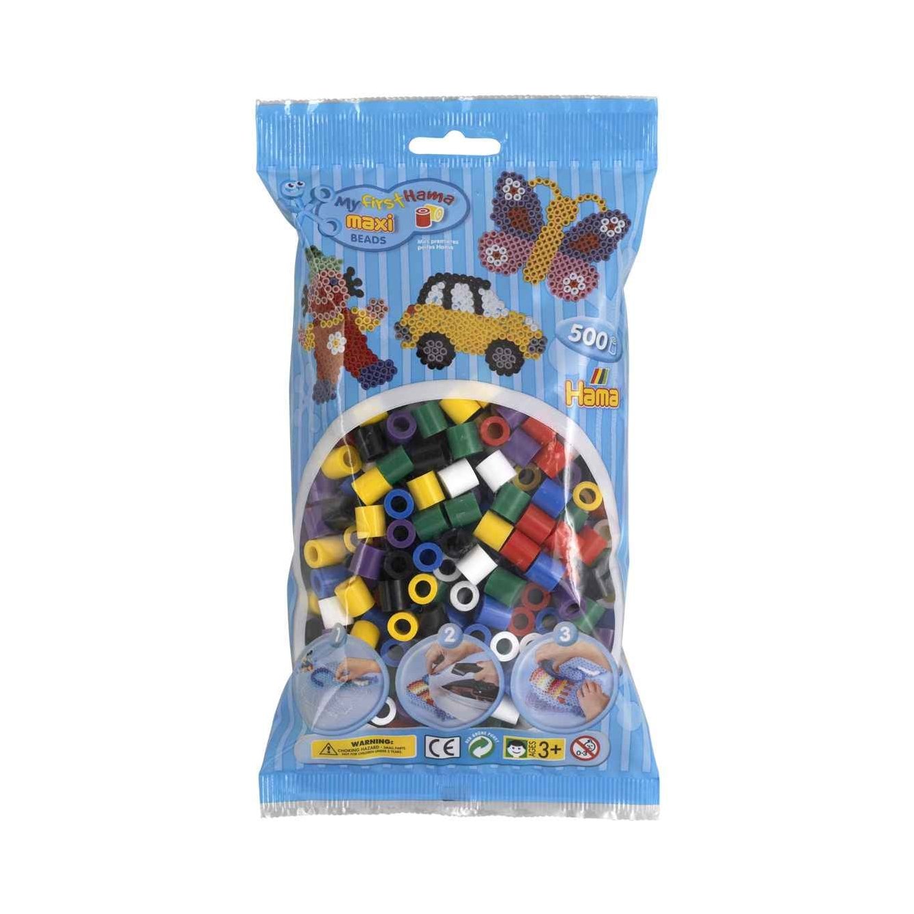 Hama Maxi perlepose 500 stk. klassisk mix 00