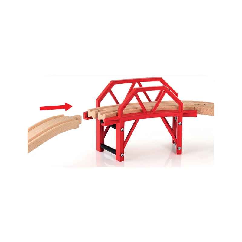 BRIO® Bro med opfartsskinner 33699