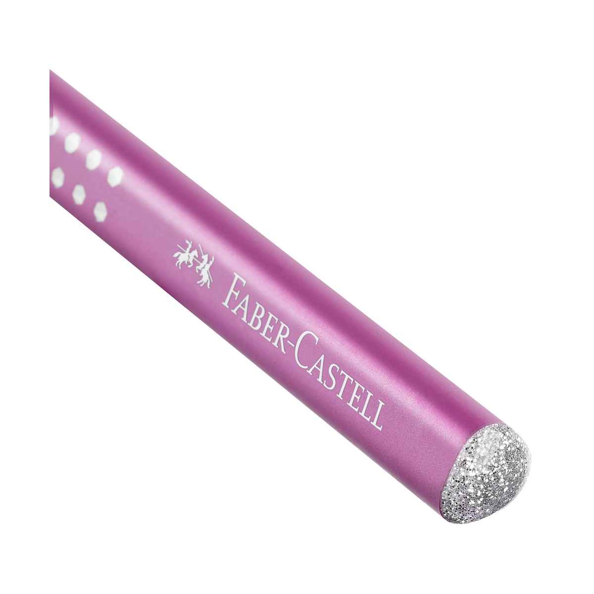 Faber-Castell Jumbo blyant sparkle m/glitter, Pink