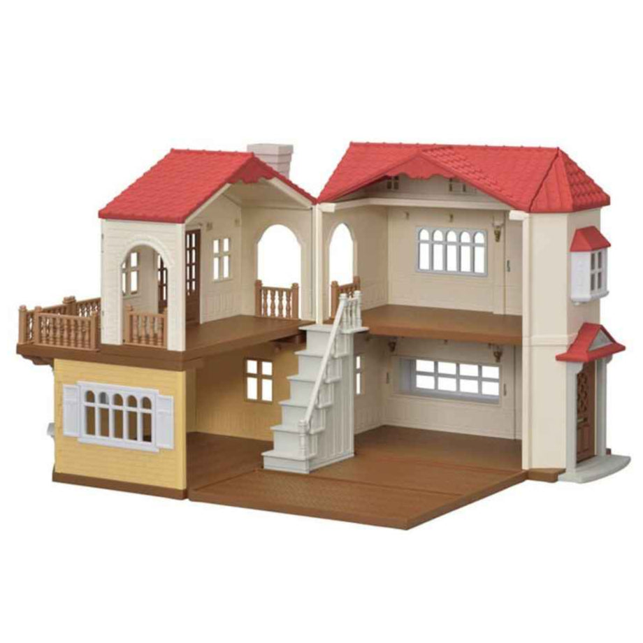 Sylvanian Families Red Roof country home med lys 5302
