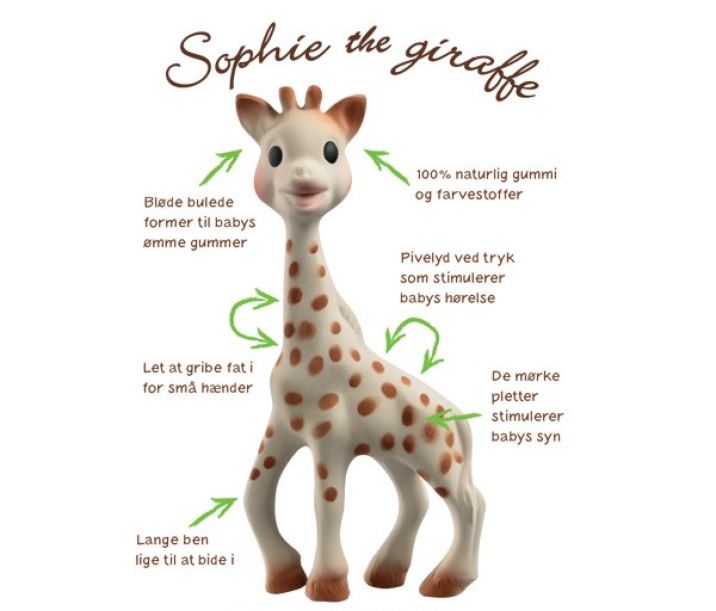 Sophie La Girafe Bidefigur i gaveæske 18 cm