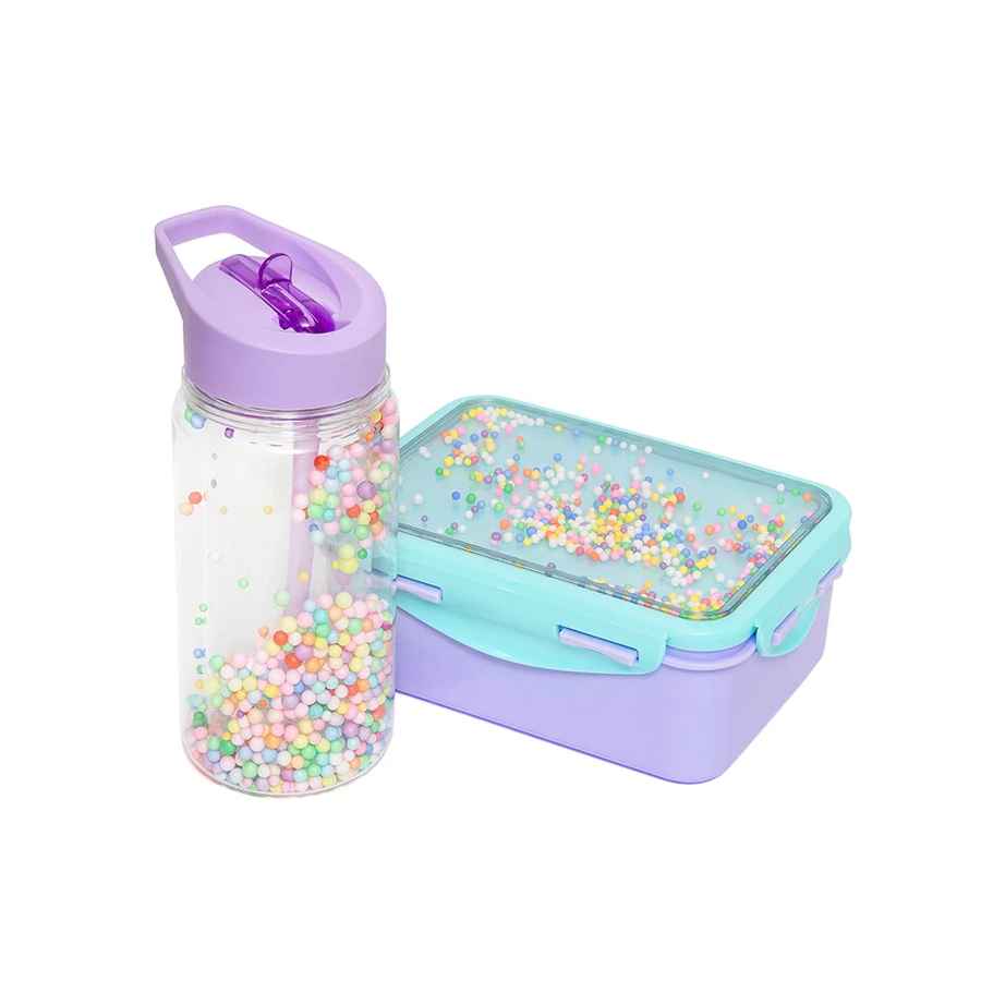 Petit Monkey Madkasse med flamingokugler, Wild Lilac