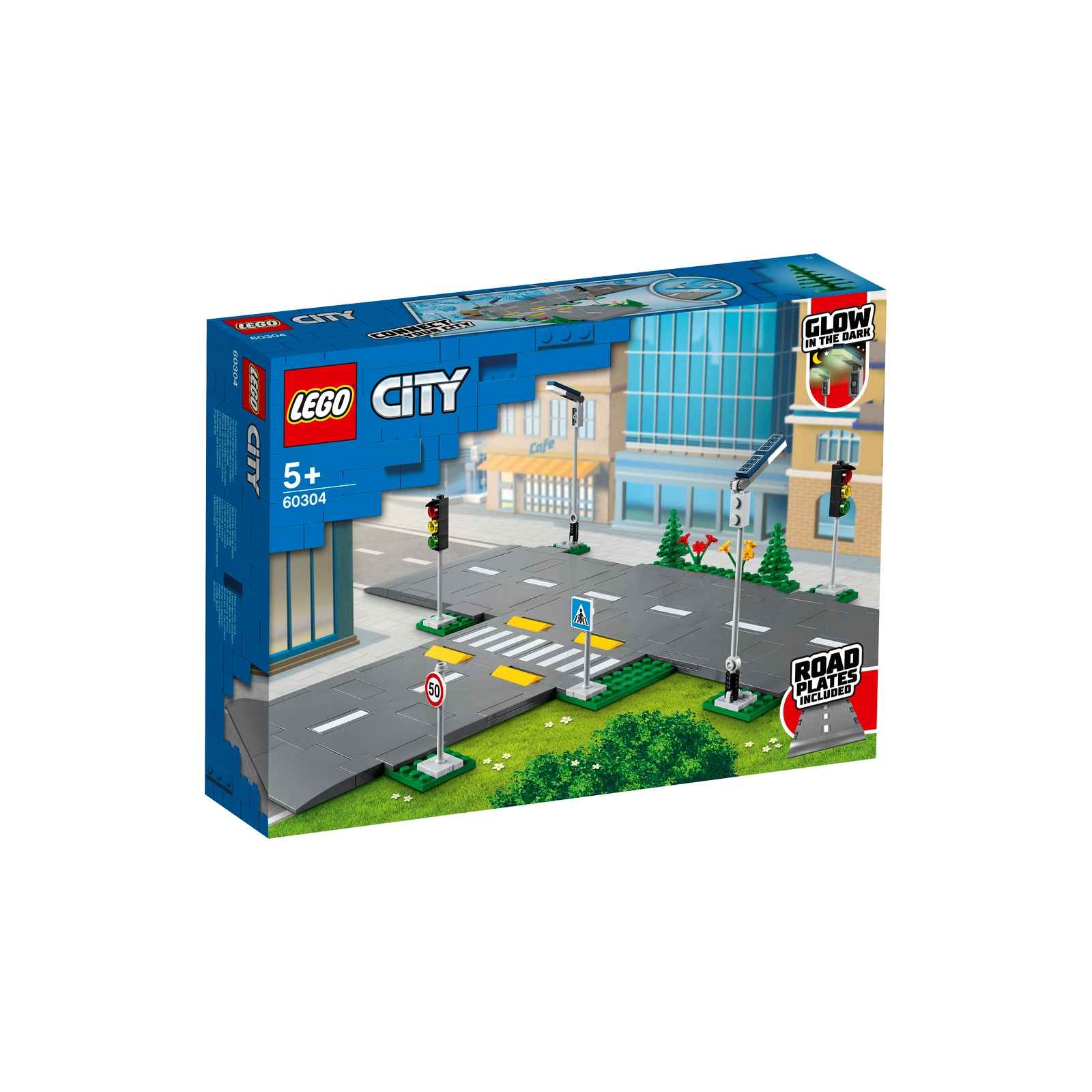 LEGO® City Vejplader inkl. tilbehør 60304