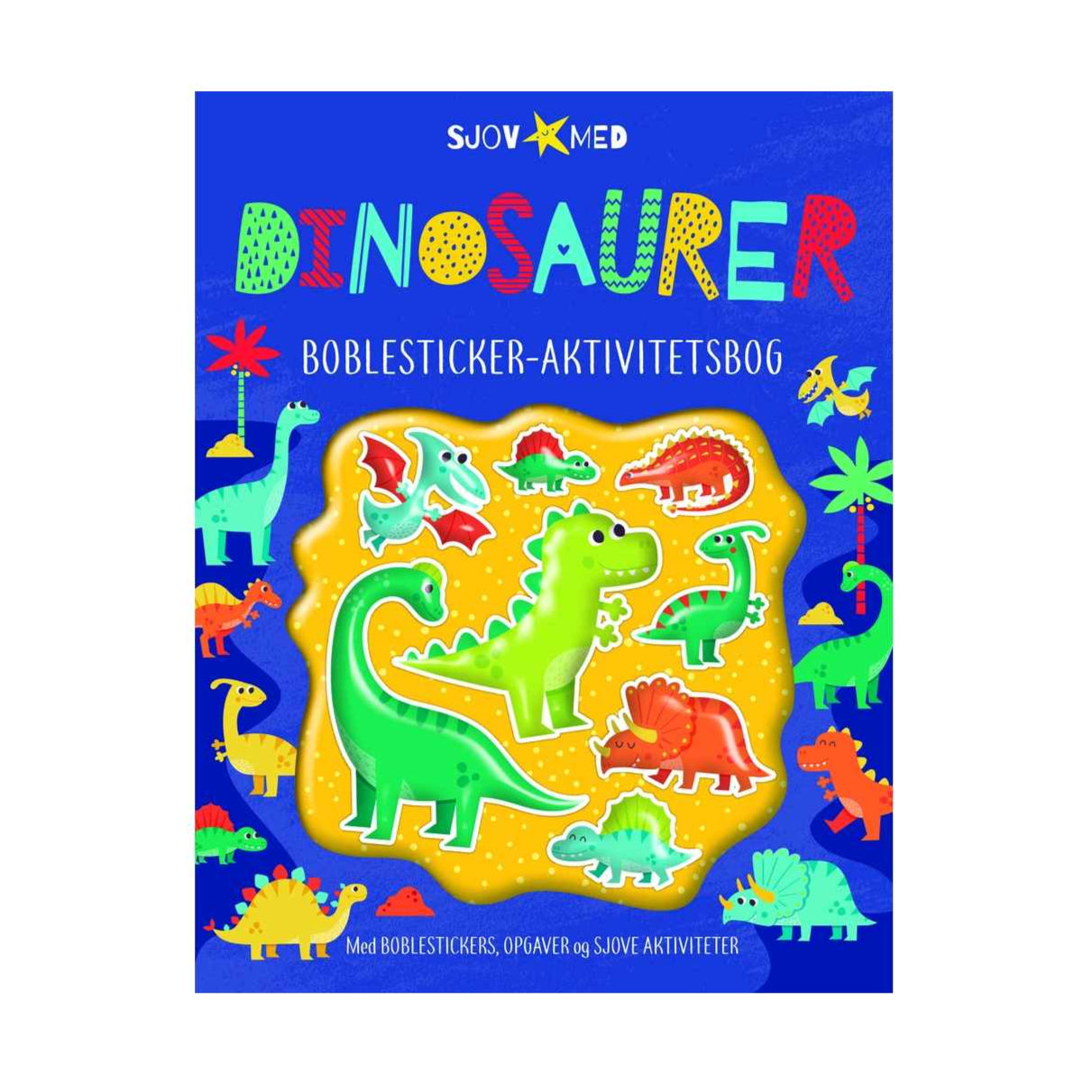 Aktivitetsbog Bubble Sticker, Dino