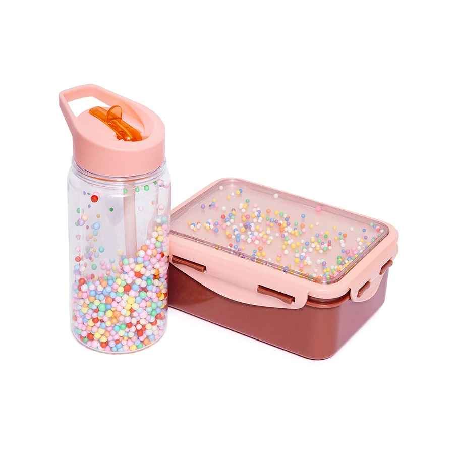Petit Monkey Drikkedunk med flamingokugler, Fersken