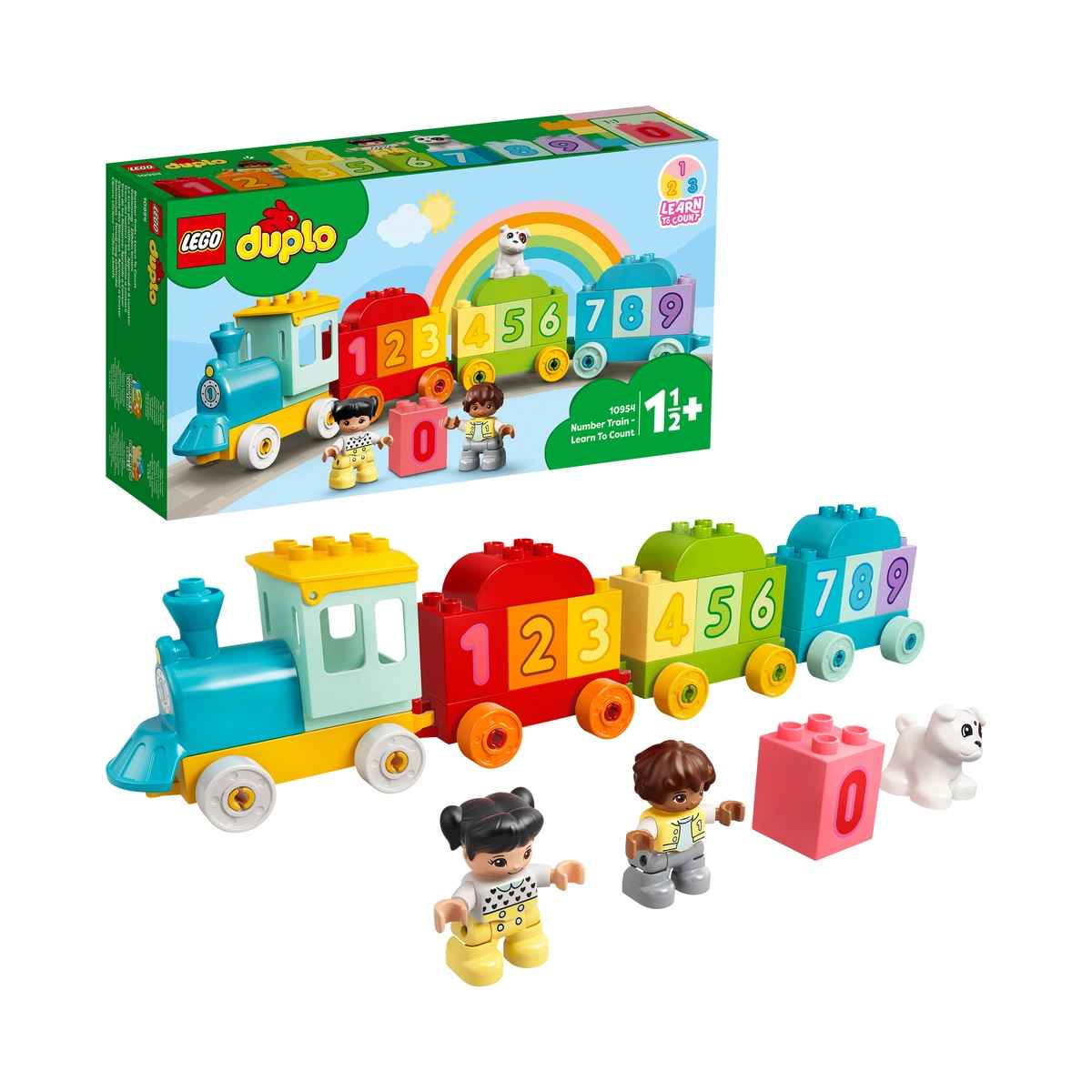 LEGO® Duplo My first tog med tal, Lær at tælle 10954