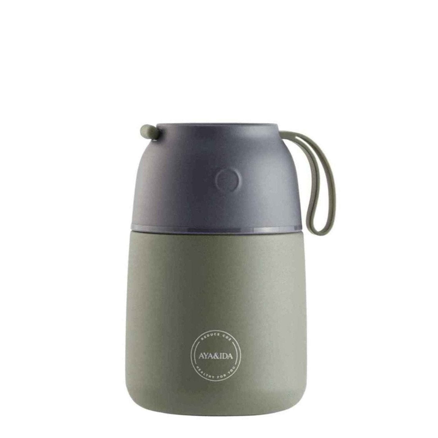 Aya & Ida Food'ie Lunch Box 500 ml, Tropical Green