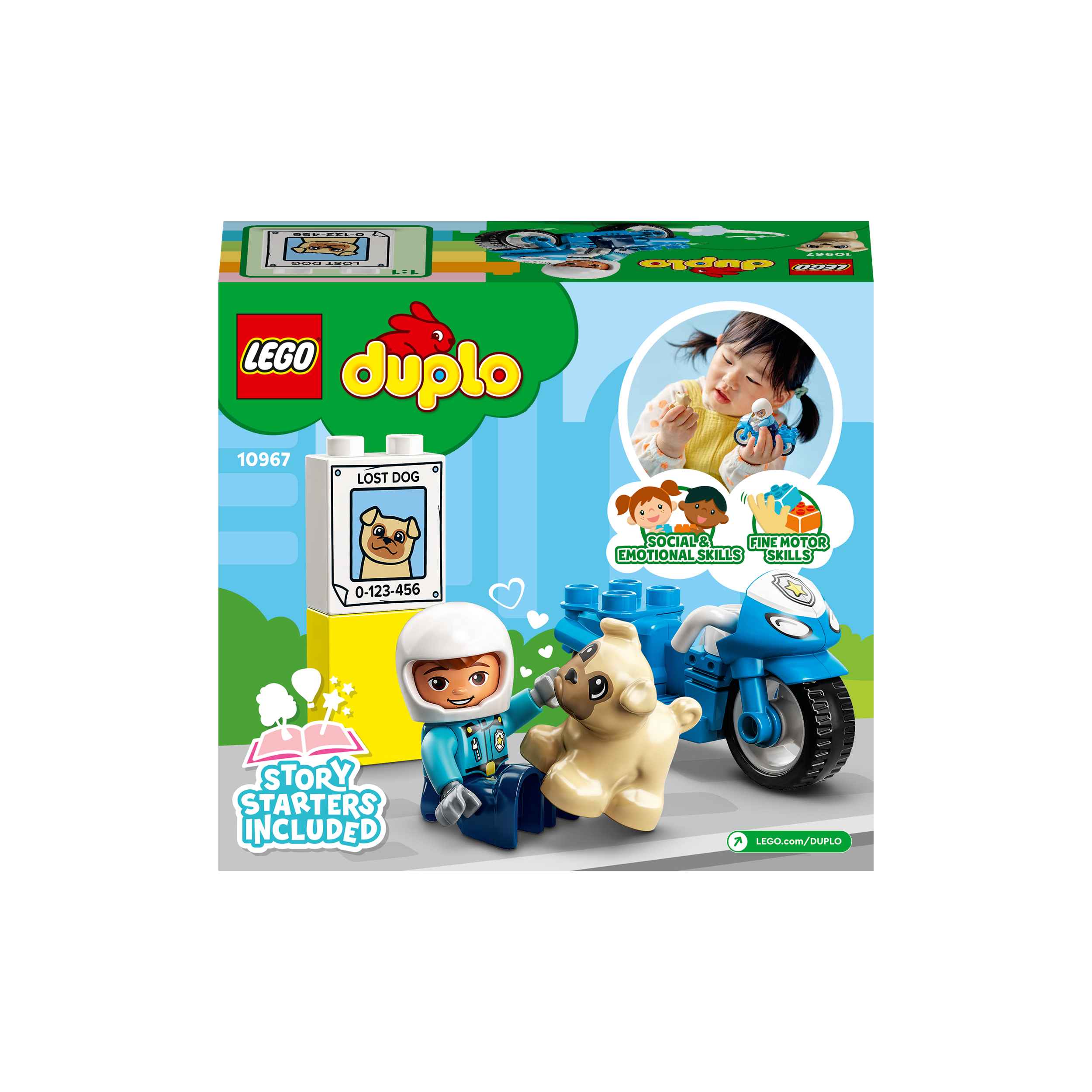LEGO® Duplo Town Politimotorcykel 10967