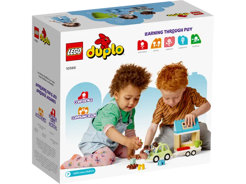 LEGO® Duplo Town Familiehus på hjul 10986
