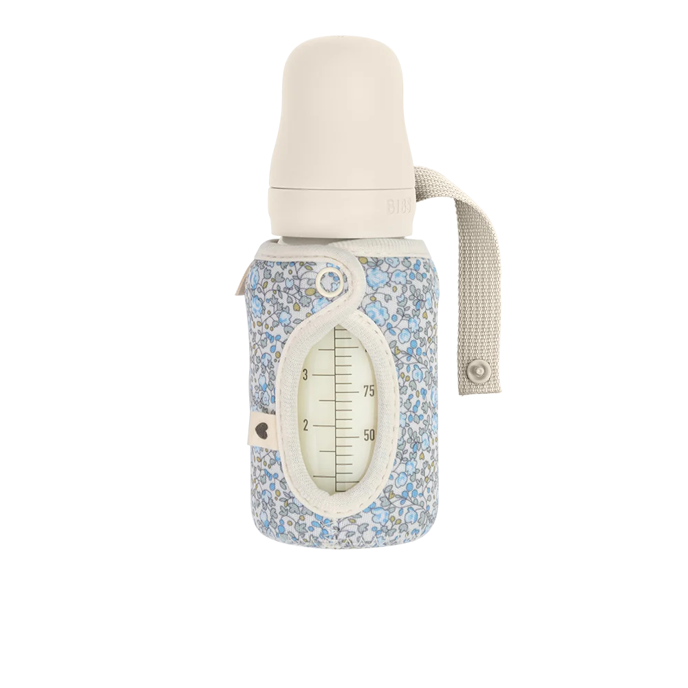 BIBS x Liberty Sutteflaske sleeve str. S, Eloise Ivory