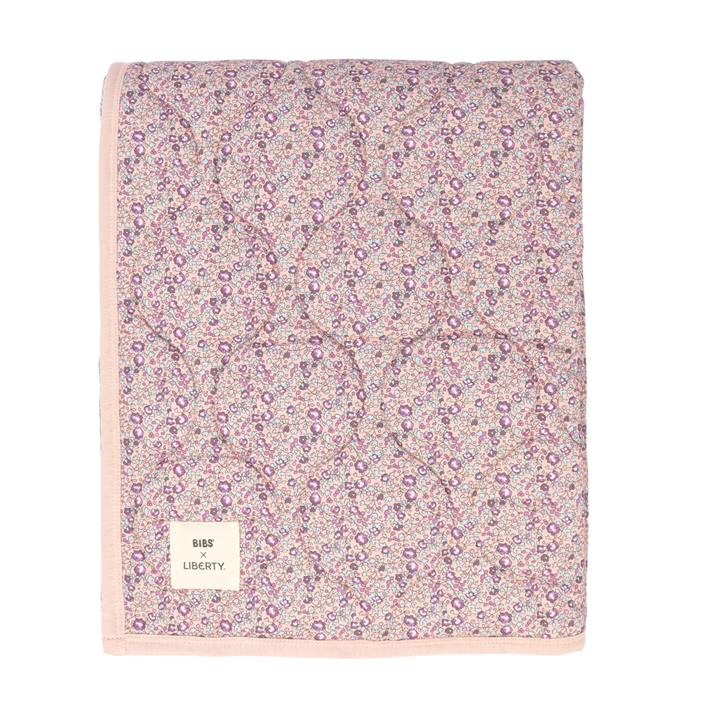 BIBS x Liberty Quiltet tæppe, Eloise Blush