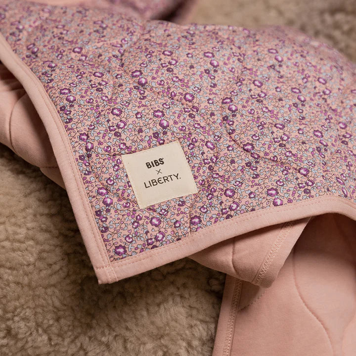 BIBS x Liberty Quiltet tæppe, Eloise Blush