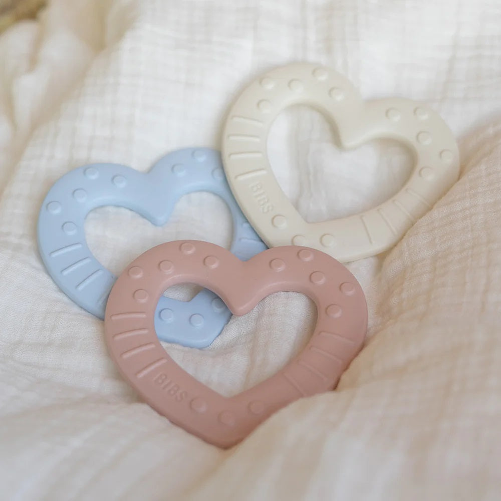 BIBS Baby Bitie bidering, Heart Blush